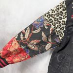 Desigual  Denim Jacket Women L Trucker Dragon Patchwork Asian Street Eclectic Photo 4