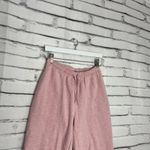 Classic Elements  Pink Wide-Leg Fleece Sweatpants Women’s Medium Lounge Pants Photo 2