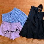 Lot XS Women’s 3pc Victoria’s Secret Shorts Urban Outfitters Dress Blue Skirt Photo 0