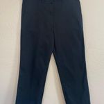 Jil Sander Womens Size 42 US 12 Dress Pants Black Straight Leg Cotton Stretch Photo 0