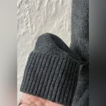 J.Crew Womens Long Sleeve Sweater Dress Gray Wool Alpaca V Neck Sz XL Photo 2