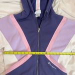 Champion Women's Purple & White Colorblock Zip Up Hoodie Jacket Size Medium Photo 9