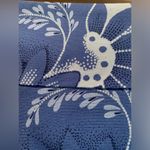 Ann Taylor  loft, 100% silk blue and white skirt with side zipper. Size 10 Photo 4