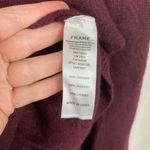 Frame Cabernet Dark Red Cashmere Puff Sleeve Smock Cuff Sweater Sz.M NWT Photo 13