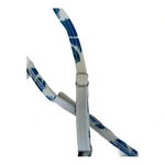 TROPICAL HIGH WAISTED BLUE‎ BIKINI SWIMSUIT 2 PIECE STRAPPY SIZE MEDIUM NWT Blue Photo 4