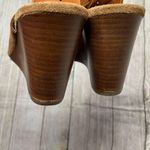 Michael Shannon Michael by  Janey Brown Suede Wedge Sandal Size 10 Photo 6