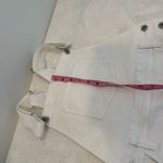 AG Adriano Goldschmied   Jeans White Denim Kaitlin Mini Skirt Overalls Denim M Photo 7