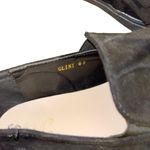 Journee Collection  Glint Women’s Ruffle Slip On Shoes Black Suede Size 6.5 Photo 2