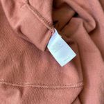 J Jill Purejill Long Sleeve Crewneck Pullover Top Size Small Orange Pima Cotton Photo 4