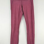 Lululemon Athletic Leggings Garnet Size 4 Mid-Rise Tight Yoga Workout Pilates Photo 0