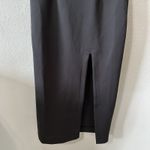 Maurie and Eve Genesis Little Black Dress Size 6‎ One Shoulder Arm Midi Slit Photo 3