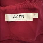 ASTR the Label Alanna Metal Buckle Detail Halter Neck Dress Size Medium Red Photo 9