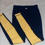 Lululemon  athletica Navy and Yellow Leggings Photo 1