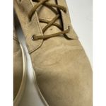 Susina Womens Ankle Boots Sz 7.5 M Beige Suede Leather Lace Up Sneakers Photo 4