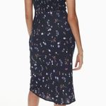Wilfred Midnight Blue Floral Midi Dress 8 Photo 1