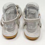 Siketu Gray Floral Beaded Embellished Slingback Thong Sandals, EUC, Size 8 Photo 7