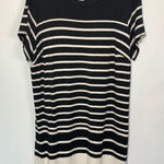 Ava & Viv Women's Striped Short Sleeve Pullover T-Shirt Dress Multicolor Size 1X Photo 0