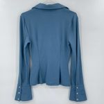 C/MEO COLLECTIVE  First Dance Top Knit Long Sleeve Blue Size Medium NWT Photo 5