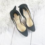 Christian Louboutin Barbara 100mm Women's Black Suede Peep Toe Heels Size 39 Photo 1