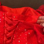 Women’s Red Short Stars & Moons Party Homecoming Dress Corset Back Size 0 NEW Photo 11