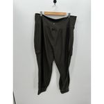Old Navy Womens Green High Rise Jogger Workout Pants Size 2X Stretch Cropped Photo 1