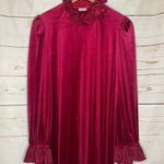 VINTAGE • R. Michael. Alan. • Velvet • Red • Small • Long Sleeve • Maxi Dress Size M Photo 0