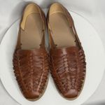 Nisolo Shoes Women’s 9.5 Brandy Huarache Leather Breathable Slip On Loafer Flats Brown Photo 2