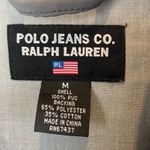 Ralph Lauren  Polo Gray Windbreaker Hoodie Long Sleeve Shacket Jacket M Photo 7