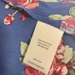 Pioneer Woman Blue Floral Shark Bite Kimono‎ Size L/XL Size L Photo 6