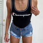 Champion Black Graphic Cropped Tank Photo 1