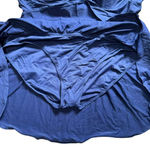 Anne cole  Navy Ruched Skirted One Piece Bathing Swim Suit Skirt Navy 24W Plus Photo 4