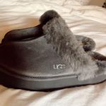 UGG Dark Grey Platform  Slippers Photo 0