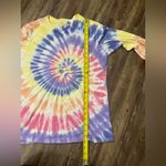 Ivory Ella  Tie Dye Rainbow Long Sleeve Cotton Casual T-Shirt Medium Colorful Photo 4