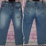 3x1  N.Y.C. SABINA GIRLFRIEND JEANS BARREL SHADE DISTRESSED HIDDEN BUTTON FLY 28 Photo 1