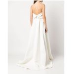 Sachin + Babi  Brielle Belted Silk Faille Gown in Ivory Size US 6 Photo 14