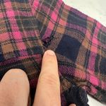 American Eagle Plaid Shirt Women XS Purple Pink Flannel Button Down Long Sleeve Photo 5