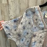 Anthropologie One September Layla Sequin V-neck Floral Tunic Top Women's Sz M Photo 2