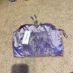 Miss Selfridge  taffeta bow detail cami top in lilac never worn Photo 4