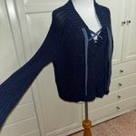 Aerie  lace up V neck sweater  Photo 1