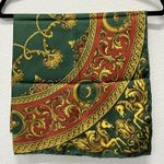 Echo Scarfs‎ Florentia Square Rolled Edge Green Yellow Gold Rd 25" Silk Photo 0
