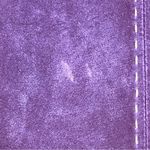 Vintage Pursuits, Ltd. size Small Genuine Leather and Sweater Combo Jacket Purple Photo 4