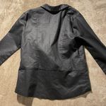 7 For All Mankind  Blazer Womens Black Long Sleeve Tuxedo Size Medium Photo 3