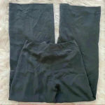 Tahari Black Modal Blend Wide Leg Dress Pant with Waist Front Tie Sz 2 Photo 4