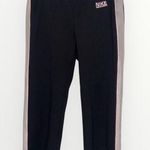 Nike Athletic Capri Black With Pink Stripes White Net Sides Elastic Pull On XS Photo 0