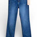 NYDJ  Blue Marilyn Straight Jeans Womens 0 Casual Fall Denim Mid Rise Classic New Photo 0