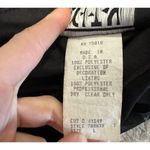 City Triangles Y2K Black Silver Floral Detail Ruffle Dress Large L Photo 7