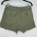 Citizens of Humanity  Women's Frayed‎ Hem Sateen Meghan Surplus Shorts Size 24 Photo 4