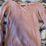 Dark Pink Fashion Sweater Photo 2