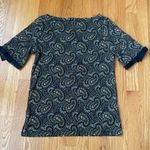 Ralph Lauren Lauren  Black Label Paisley Print Women's Top Photo 0