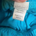 l*space L* Halter romper cover up turquoise Sz M Photo 2